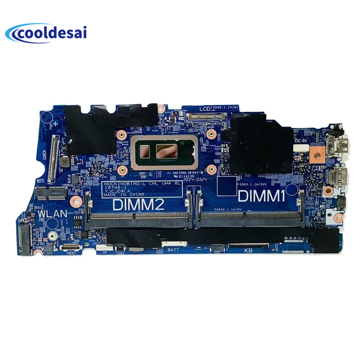 

19746-1 For Dell Latitude 3410 3510 Laptop Mainboard 0PD7RH 0KW9T3 02G2J7 0DT6K3 i3-10110U/i5-10210U/i7-10510U Motherboard