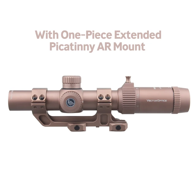 Vector Optics GenII Forester 1-5x24 Riflescope 30mm Center Dot