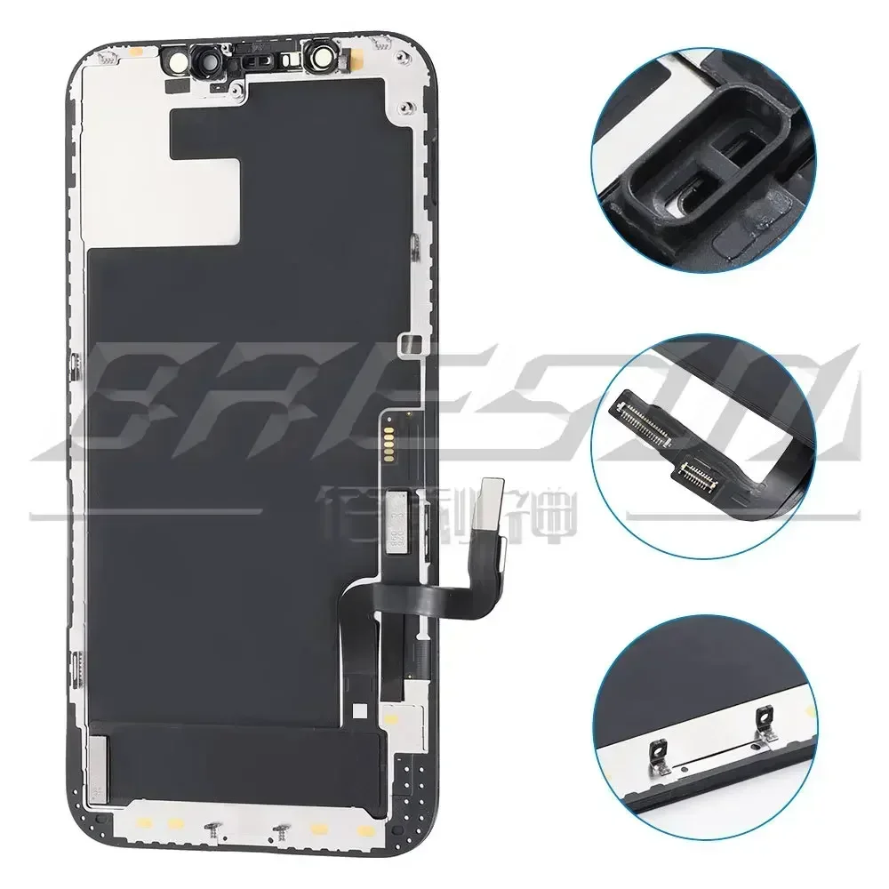 RJ Screen for iPhone INECELL X XR XsMax 11 12 13 13Pro 14 LCD display touch screen digitizer assembly can transplant screen IC