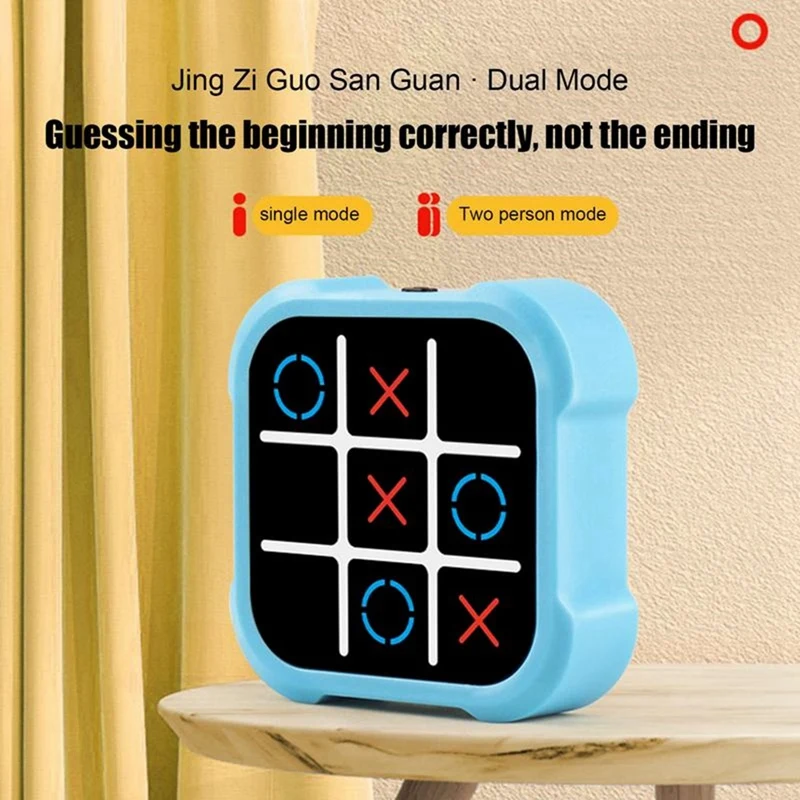 Tic Tac Toys Bolt Game Console 3 In1 Handheld Puzzle Game Console Fingertip Toy Board For Kid Friend Trip Activity