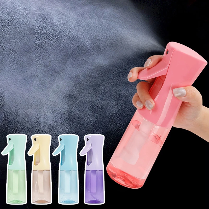 High Pressure Oil Spray Bottles Hairdressing Spray Bottle Plant Water Refillable Continuous Mist Sprayer Plastic Containers