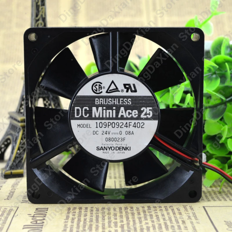 

X 1PCS For SANYO 109P0924F402 | 24V 0.08A | 9CM | Quiet Industrial Chassis Cooling Fan