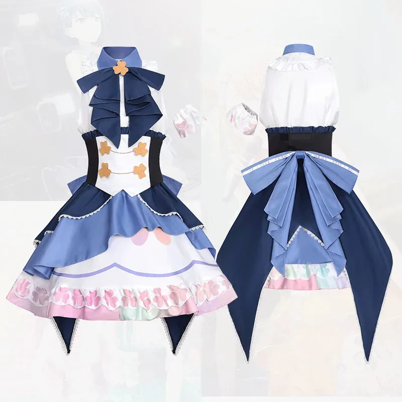 

a7d@New MORE MORE JUMP Cosplay Momoi Airi Kiritani Haruka Hinomori Shizuku Hanasato Minori Cosplay Costume Cute Girl Lolita Dres