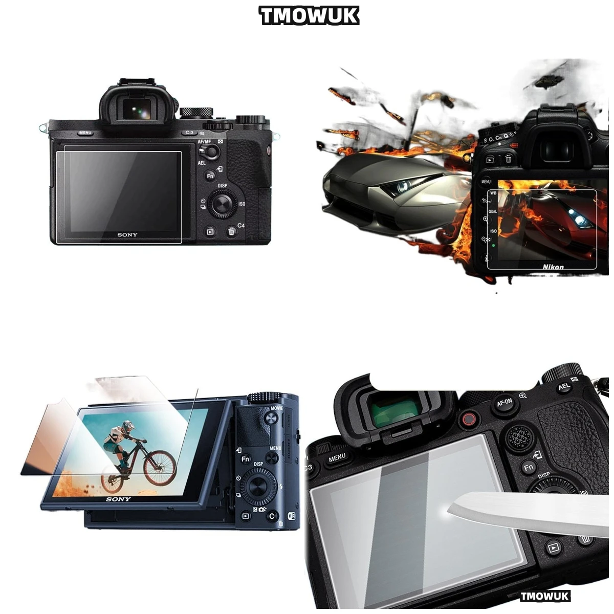 

For RX100M2 RX100M3 RX100M4 RX100M5 RX100M7 RX1 9H Tempered Glass LCD Screen Protective Film