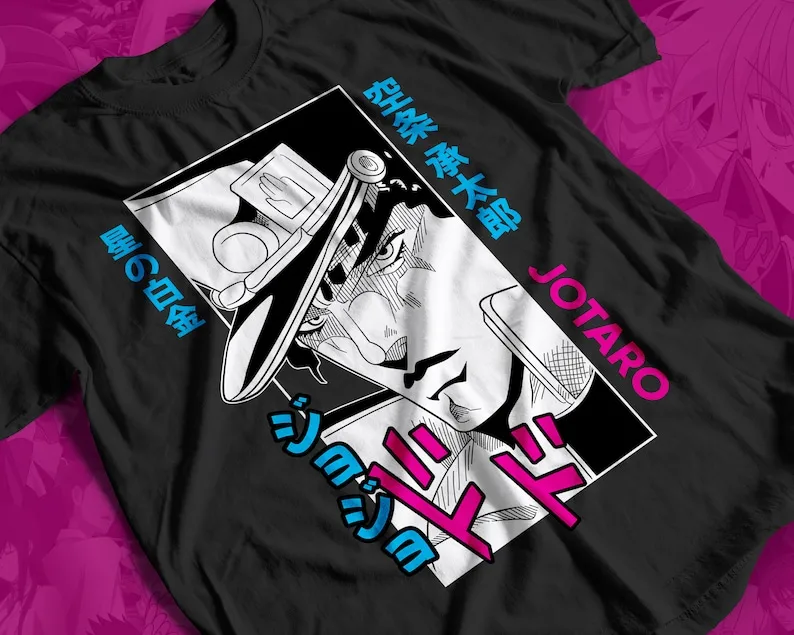 

Jojo T-shirt Unisex, Anime Lover Shirt, Graphic Anime Tee, Manga Shirt