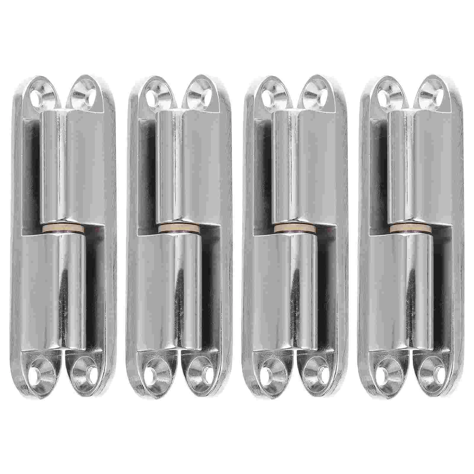 

Heavy Duty Door Hinge Furniture Folding Hinges Cabinet Silver Zinc Alloy for Internal Doors