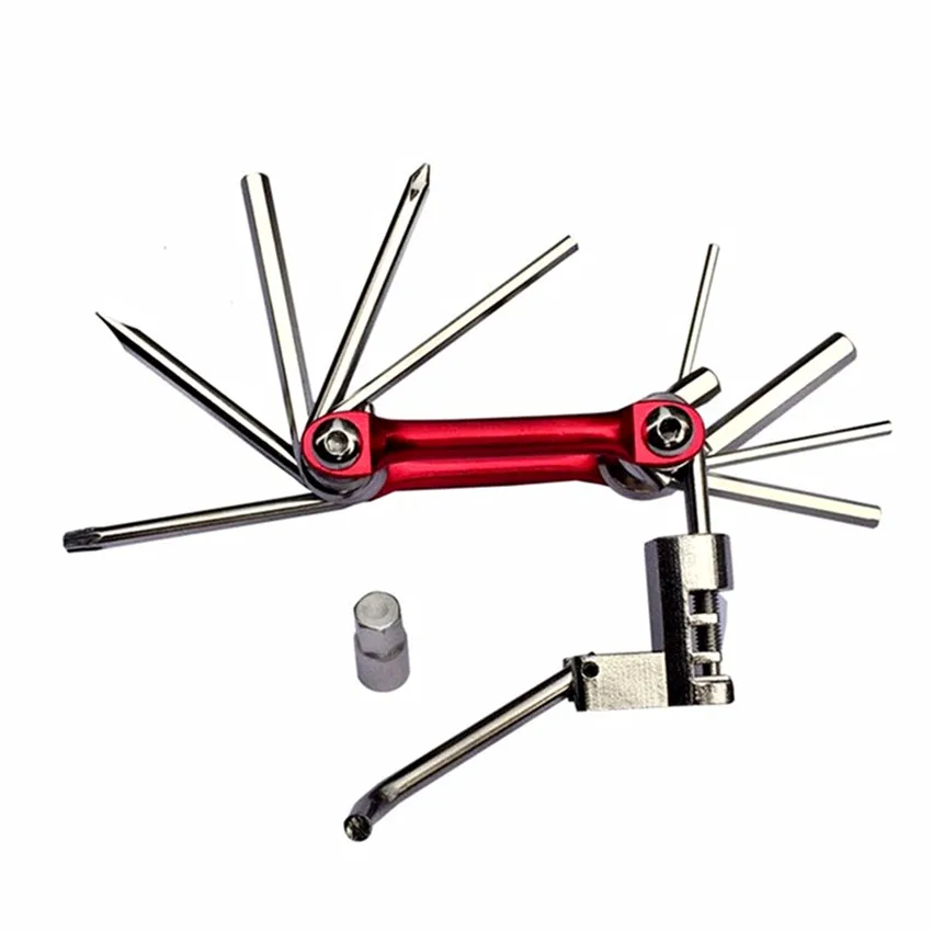 High Quality Mini Repair Pocket Folding Tool Bicycle Moutain Road Bike Tool Set Cycling Multi Repair Tools Kit Wrench Multitool