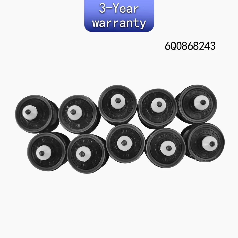 

10Pcs Interior trim clip For V​W Caddy Crafter Eos Golf Jetta Passat Phaeton Polo Tiguan Touran 6Q0868243