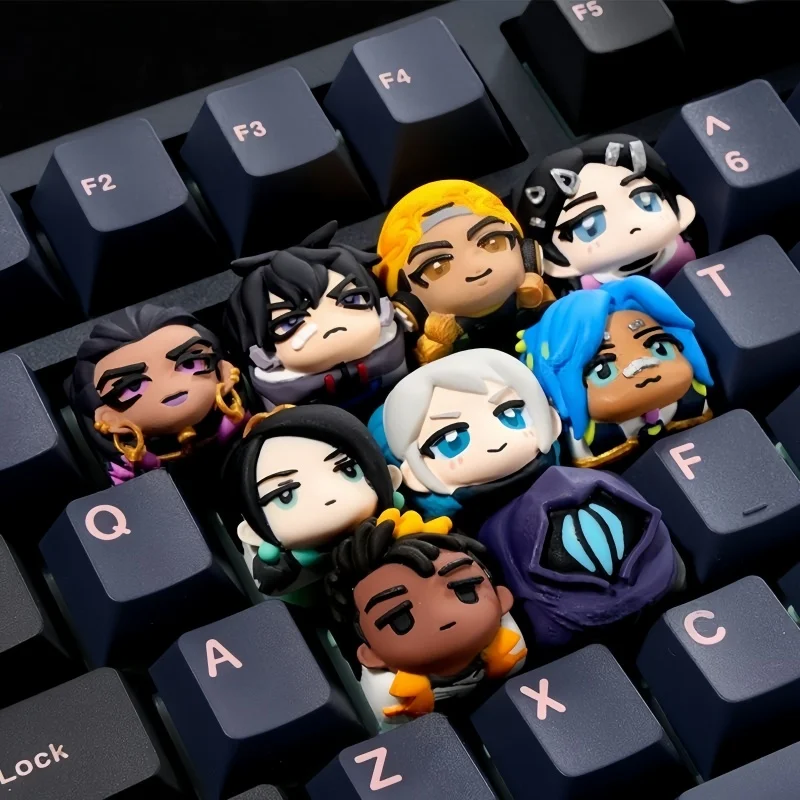 

New Sale Vlt Game Peripheral Products Q version Cute resin keycap esc key Esports room decoration Surprise Festvial Gift Toy