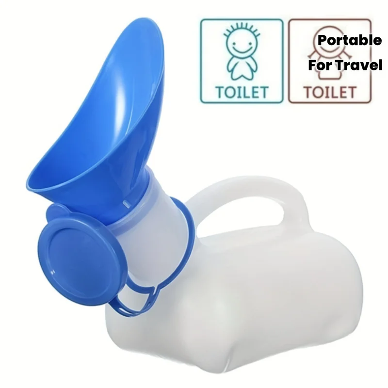 33.81 ounce portable men's and women's toilet made of ABS material suitable for travel, camping, and outdoor activities