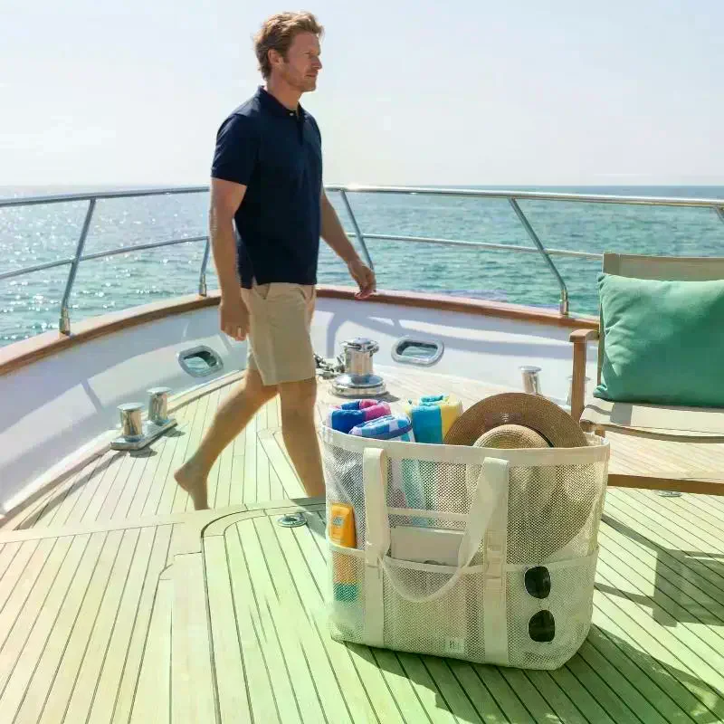 Tote Bag Beach - Handliche Strandtasche mit Großer Kapazität, Reise-Badeanzug-Aufbewahrungsorganizer,