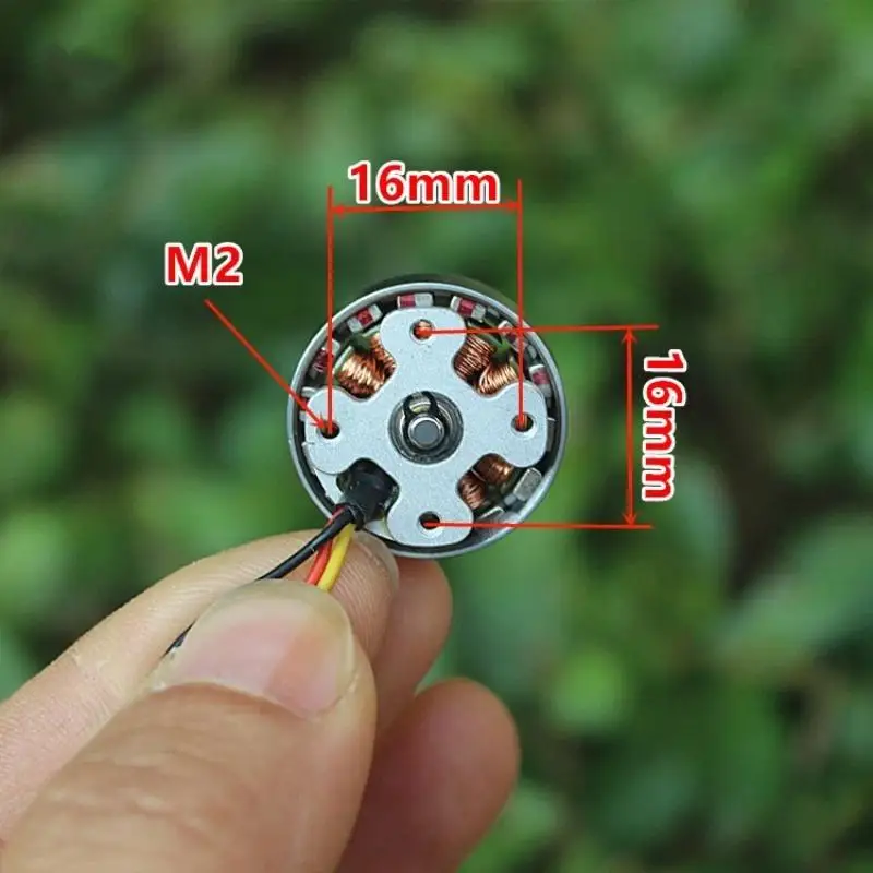 【W】1Pcs 23.5mm 2S-3S 3 fases usado 1700KV Mini 1806 Micro Motor sem escova de alta velocidade para RC Drone FPV Quadcopter Motor de aeronave