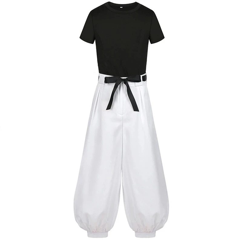 Anime Jujutsu Kaimple Fushigflats Toji Cosplay Costume pour adultes, haut à manches courtes, pantalon unisexe, uniforme d'Halloween imbibé