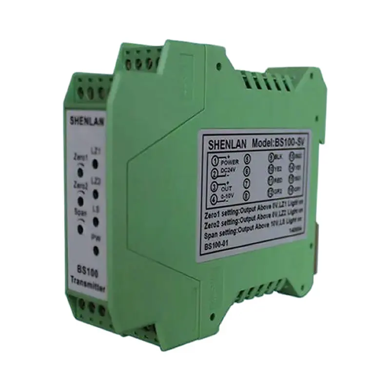 24V Power Supply Connected To One Or Two Tension Sensor Detectors, The Transmission Signal Amplifier 0-10V Output