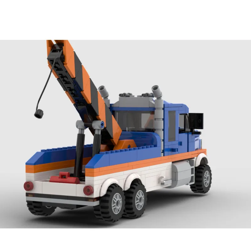 

Конструктор MOC-225625 «Городской эвакуатор» (465 деталей) – модель для сборки, подарок для мальчиков на день рождения