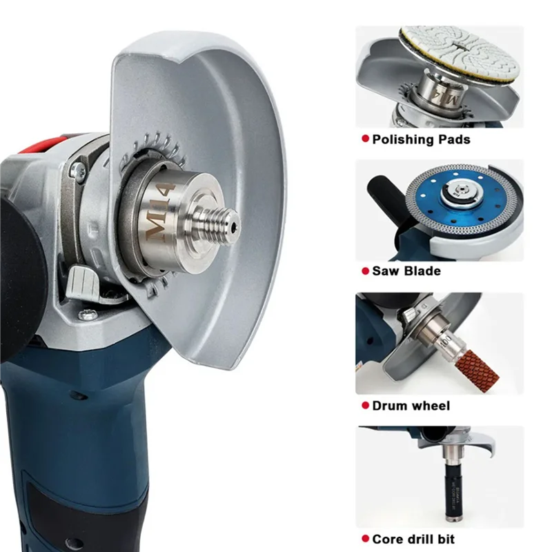 AT05-2X Upgrade M14- X Lock Adapter For Diamond Core Drill Bit Angle Grinder Cutting Discs Adapter Easy To Install