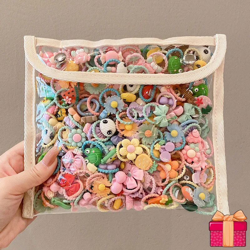 Kinder Stirnband Keine Schaden Zu Haar Seil Elastische Band Weibliche Mädchen Headrope Gummi Baby Kleine Haarnadel Headed Koreanische Version – Detail 1