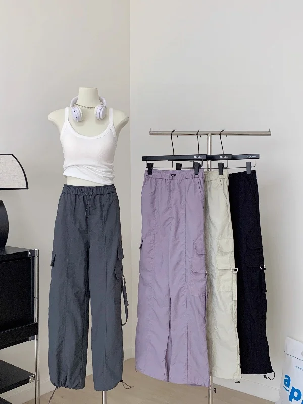 

Fashionable Casual Workwear Pants Quick Dry Sports Shorts for Sweet Cool Girls High Waist Straight Leg Korean Style Summer 2026