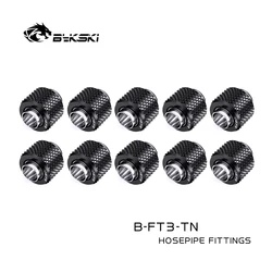 Bykski 10pcs/lot Fitting Use Inside Diameter 10mm+Outside Diameter 16mm or ID9.5+OD12.7mm Hose 3/8