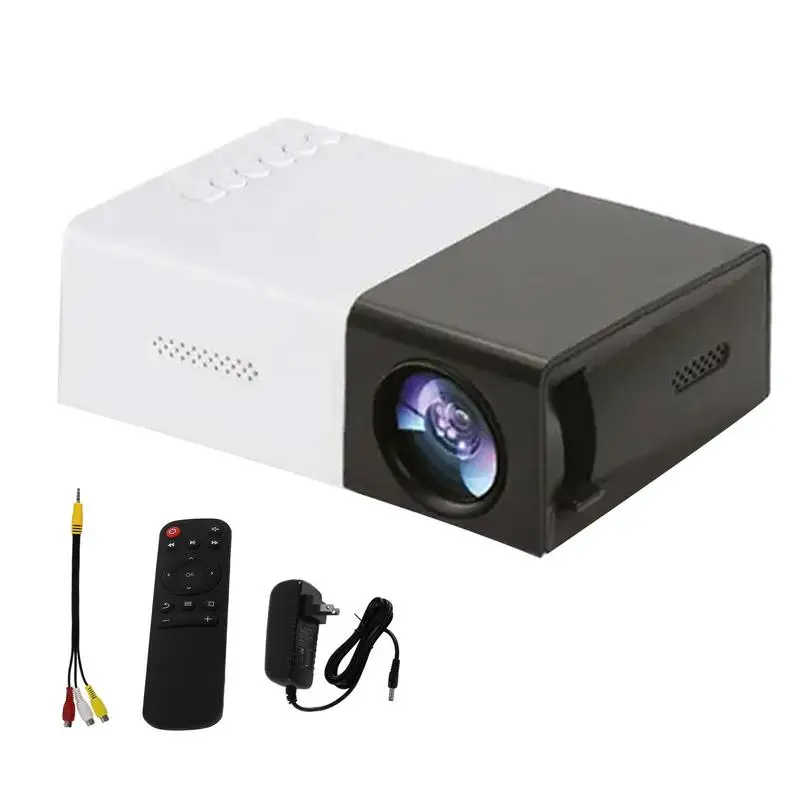 

1080P Home Theater Projector 1080P Mini Portable Projector Full HD LCD screen Projectors USB Rechargeable Battery Video