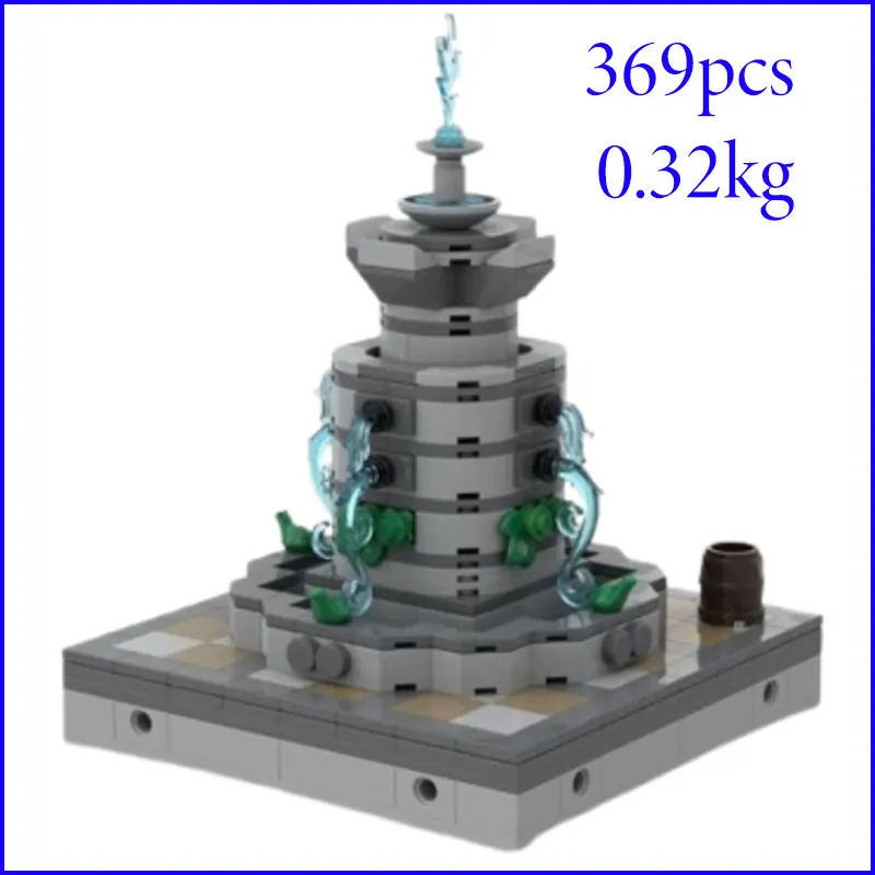 بقعة MOC-81214 85846 62616 وغيرها من المباني في العصور الوسطى لتقوم بها بنفسك جزيئات صغيرة تجميعها اللبنات لعبة تعليمية نموذج هدية #6