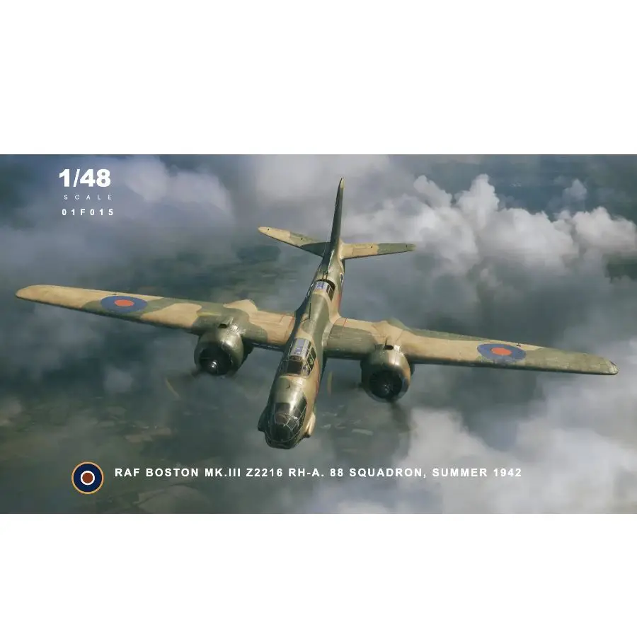 

HK Model 01F015 1/48 Scale DB-7B Boston III Type A Medium Bomber Aircraft Model Kit