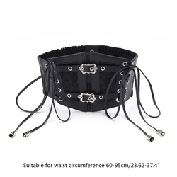 Punk Corset Underbust Women Elegant Corset Curved Shaper Modeling Strap Slimming Waist Belt Solid Color Corset Bustiers