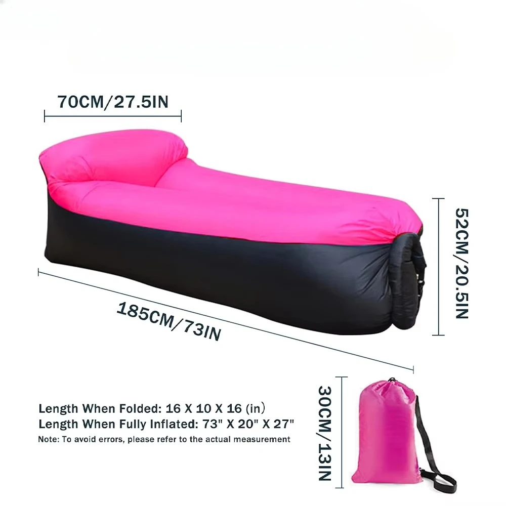 

Comfortable and Portable Waterproof and Leak-proof Inflatable Sleeper Chair Air Sofa, Suitable for Outdoor Camping