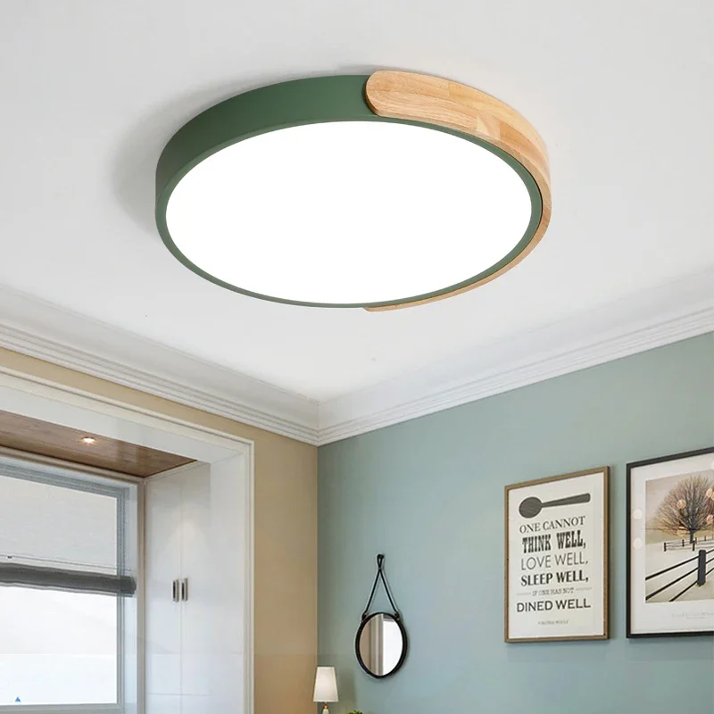 Ultra-thin LED Ceiling Lights for Living Room, Cold, Warm, White, Natural Light, Fixtures