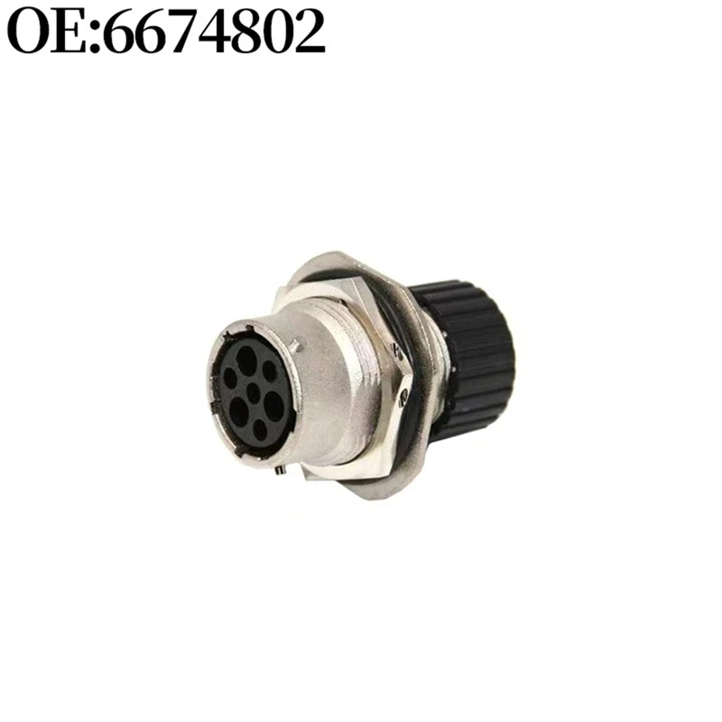 High Quality 7-Pin Harness Connector 6674802 For Bobcat Skid Steer Loader Accessories Diesel Engine Accessories