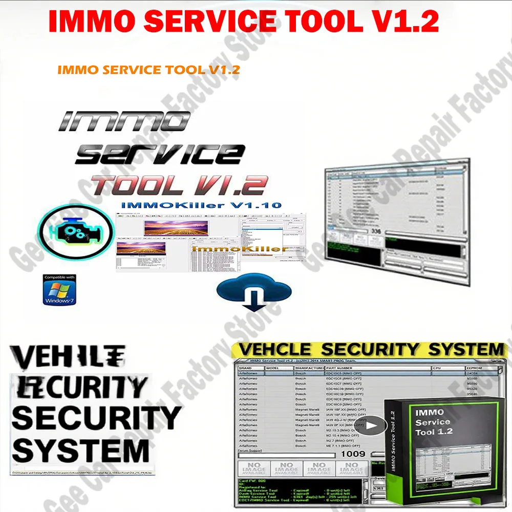 New Herramienta Immo V1.2 CÓDIGO DE COCHE/IMMO OFF EDC15 EDC16 EDC17 ECU Virgen Eeprom IMMO CLAVE PIN CÓDIGO CALCULADOR BSI VDO