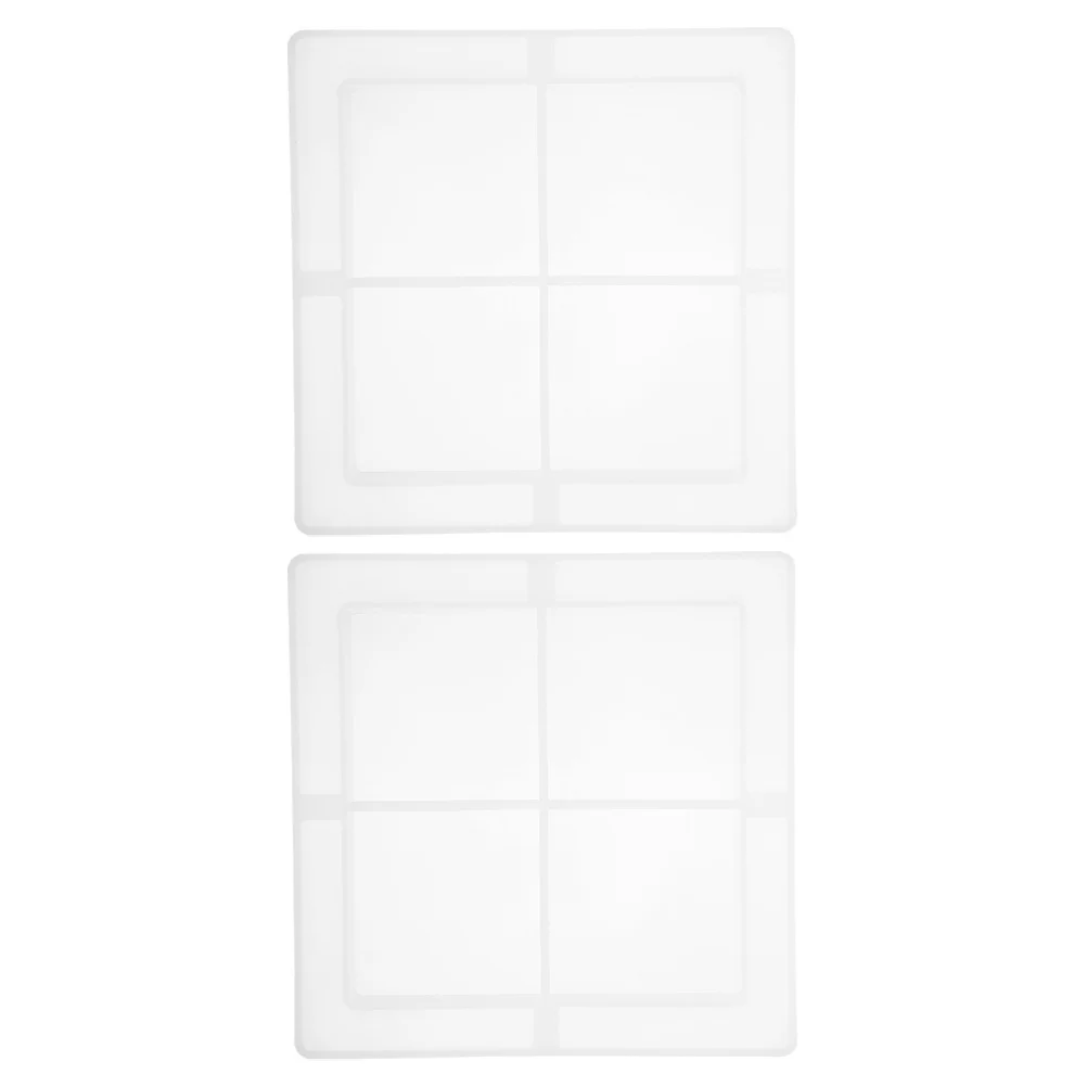 2 قطعة DIY منفضة سجائر قوالب سيليكون مربع صياغة راتنجات الايبوكسي تصميم مستقر المسيل للدموع ديكور المنزل الفريد