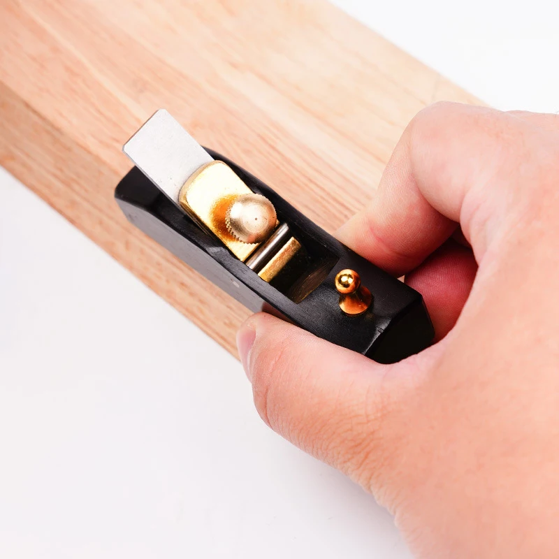 Hot Mini Wood Hand Plane Easy Operated Ebony Woodworking Tool Durable Angle Plane Luthier Tool Violin Making Carpenter Tool