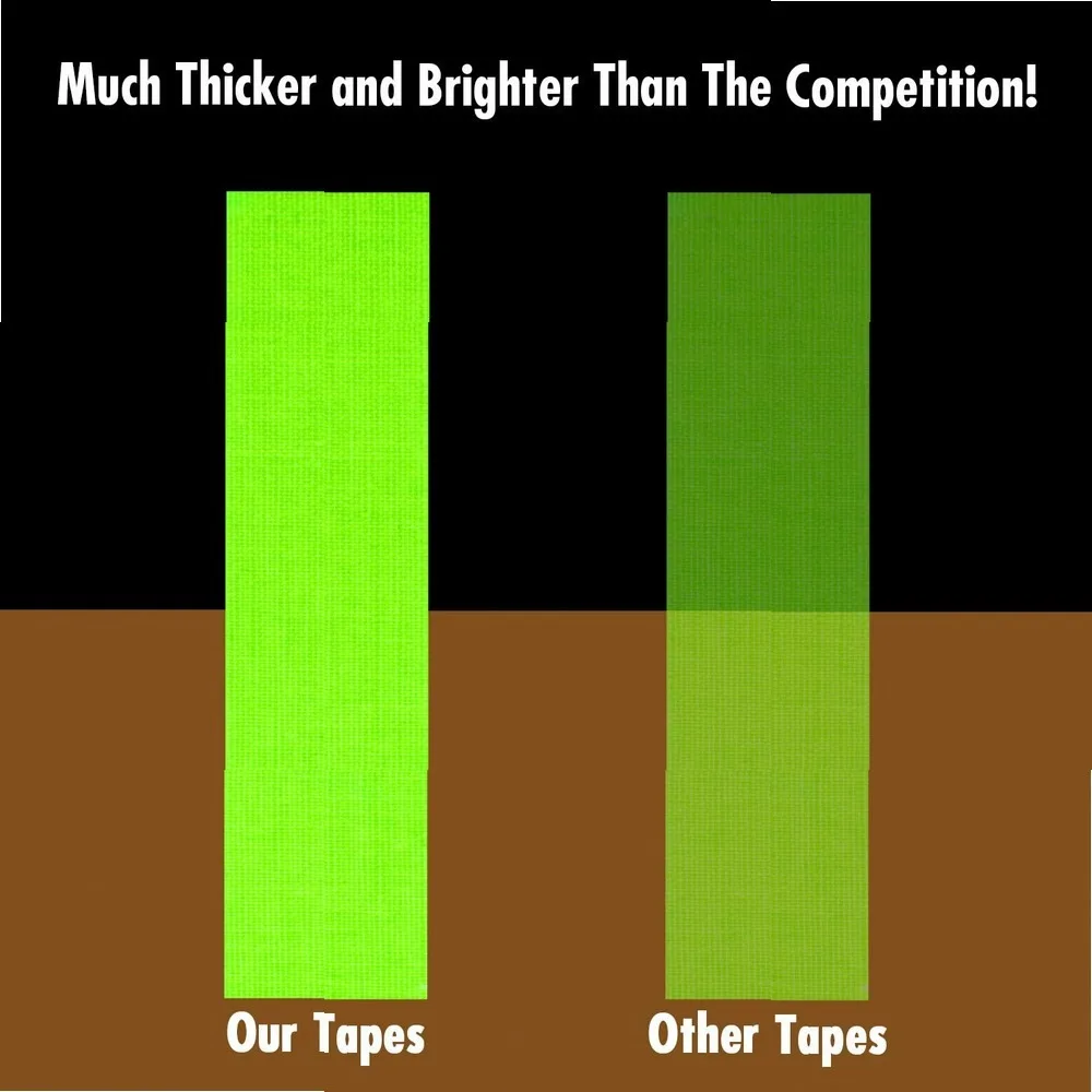 6 Rolls Neon Gaffer Cloth Tape 0.6in x 16.5ft, No Residue, Matte Finish, Strong Adhesive, Multi-Color Set for Stage