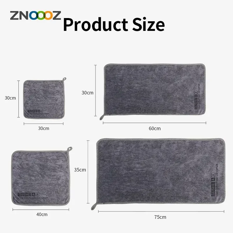 High-end Microfiber Auto Wash Towel Car Cleaning Drying Cloth Hemming Car Care Cloth Detailing Car Wash Towel Microfiber Cloth