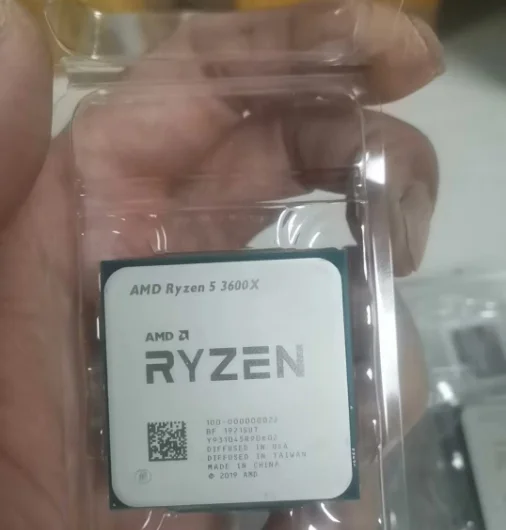 AMD Ryzen 5 3600X AM4 CPU-processor r5 3600X 3,8GHz 6C 12Thr 32M Desktop 32MB