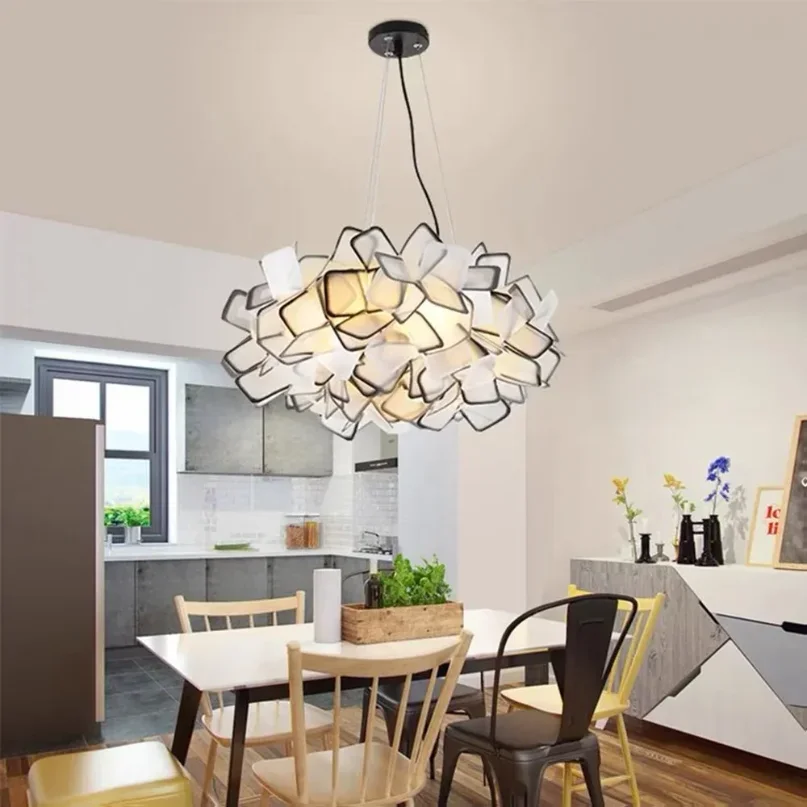 Slamp clizia Suspension Light Acrylic chandelier New Design fancy chandeliers Led Bedroom Light Cafe Lights color chandelier