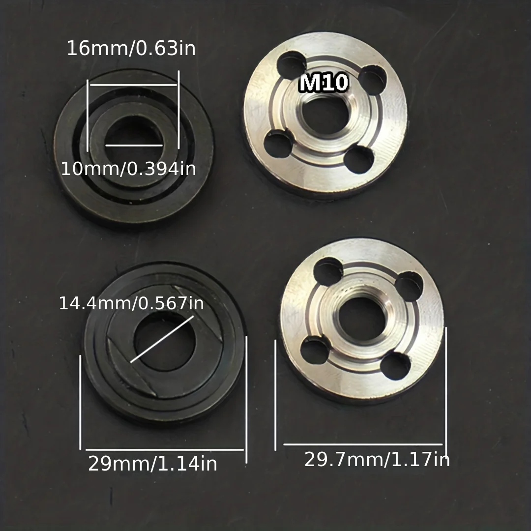 3pcs/Set M10 Angle Grinder Extension Connecting Rod Adapter Rod 65mm