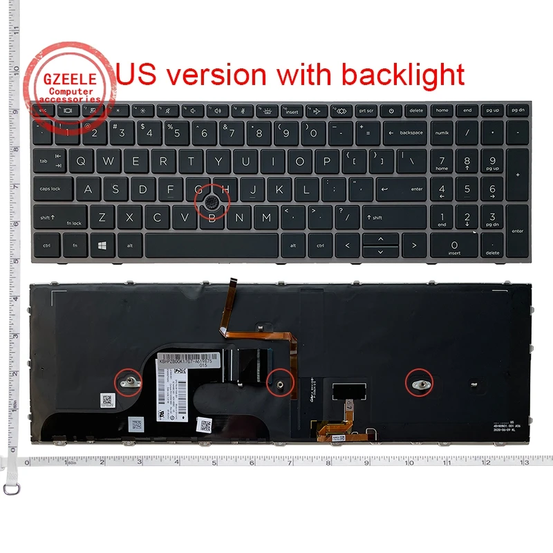 US NEW Backlit Laptop Keyboard For HP Zbook Fury 15 G7 G8 C13C-5 Zbook Fury 17 G7 G8