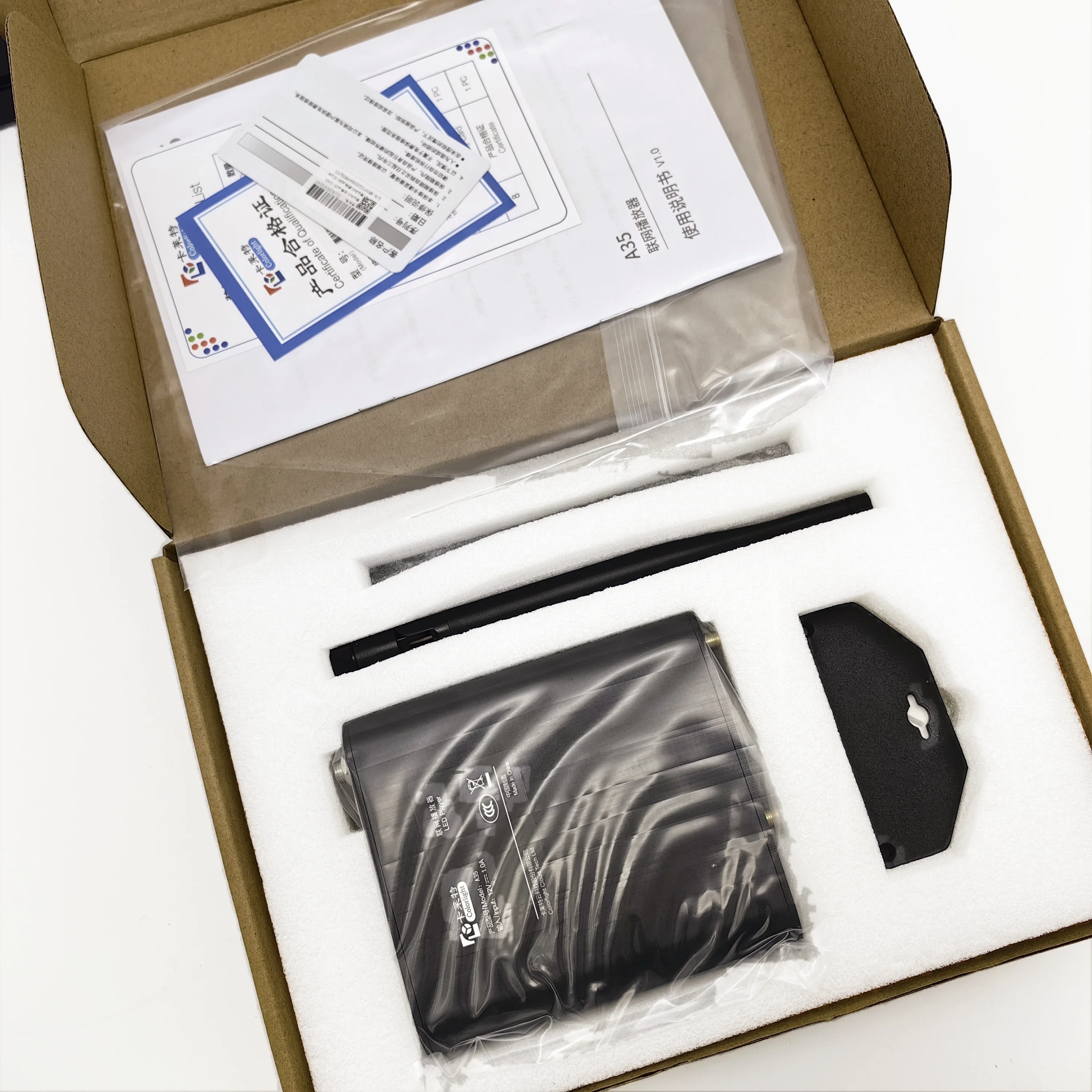 مشغل شبكات سحابي Colorlight A35، شاشة LED لإدارة الشاشة، إدارة العنقودية السحابية