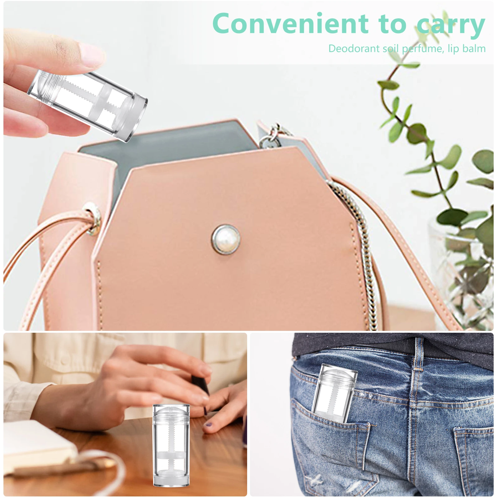 

6 шт. контейнеры, поворотные бутылки для DIY, твердые духи, бальзам для губ, пластиковые тюбики без запаха, легкие дорожные многоразовые тюбики