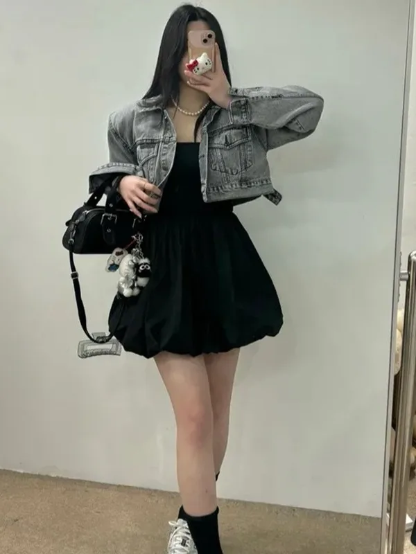 

Retro Hong Kong Sle Chic ort Coat Single Button Women's Faionable Versatile Collar Design Korean Version Autumn New Arr...