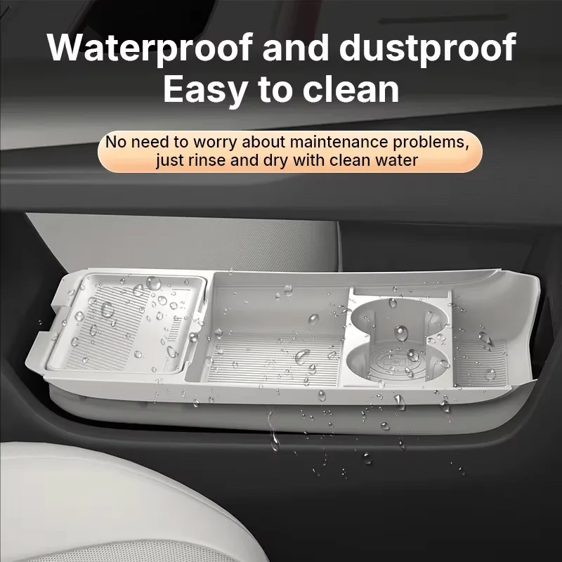 Center Console Lower Silicone Storage Box For Nissan N6 2026 Non-Slip Organizer Tray Interior Decoration & Modification