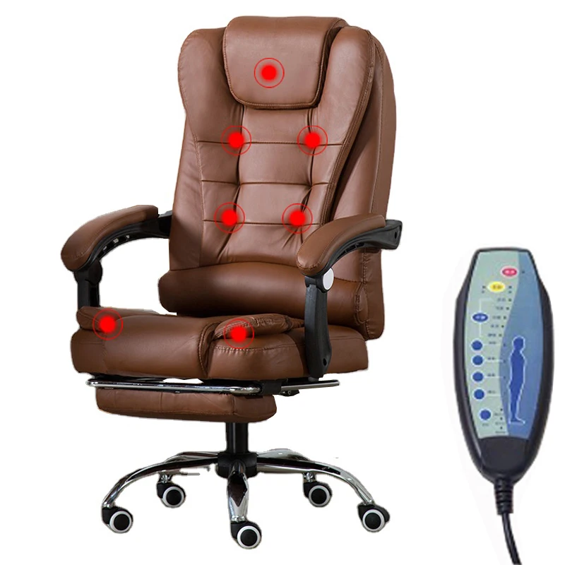 Massage Leather Modern Comfortable Pc Computer Heavy Duty Executive Office Chair