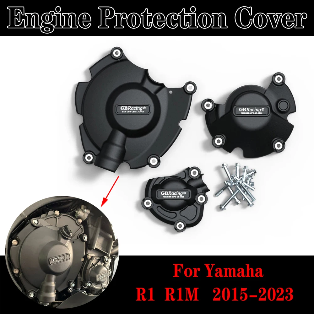 

For Yamaha YZF R1 R1M 2015-2023 Engine Protection Cover Yamaha R1 R1M Racing Engine Guards Protects