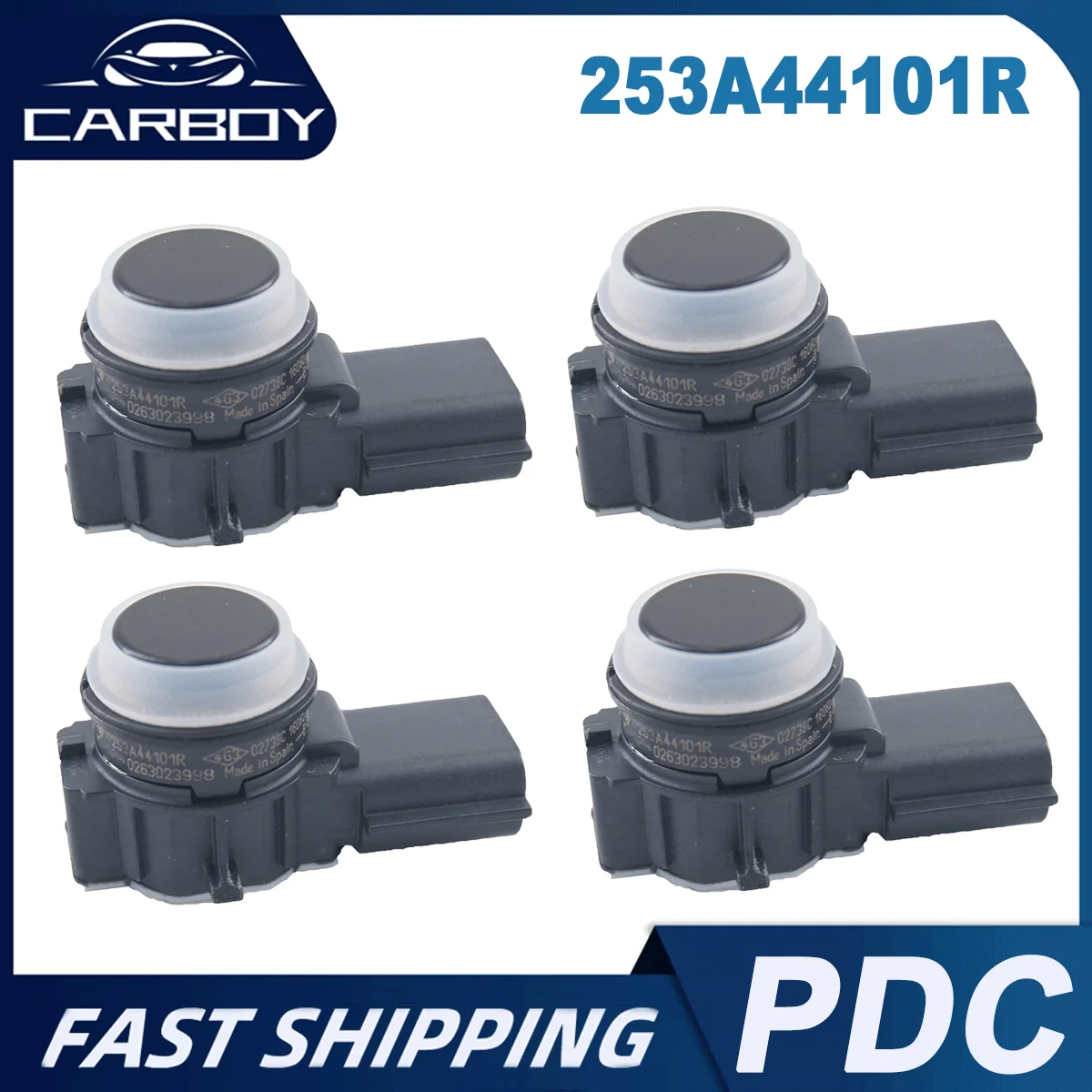 PDC Parking Sensor For Renault Clio Mk4 2016-2020 E-Space Mk5 2015-2020 Kadjar 2015-2019 Koleos MK2 2016-2019 253A44101R