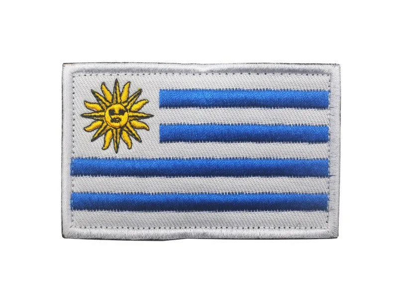 Nationalflaggen der Amerikas Stickerei-Patches Amerika Kanada Mexiko Argentinien Peru Brasilien Bolivien Chile Taktische Armbinden-Abzeichen – Detail 13