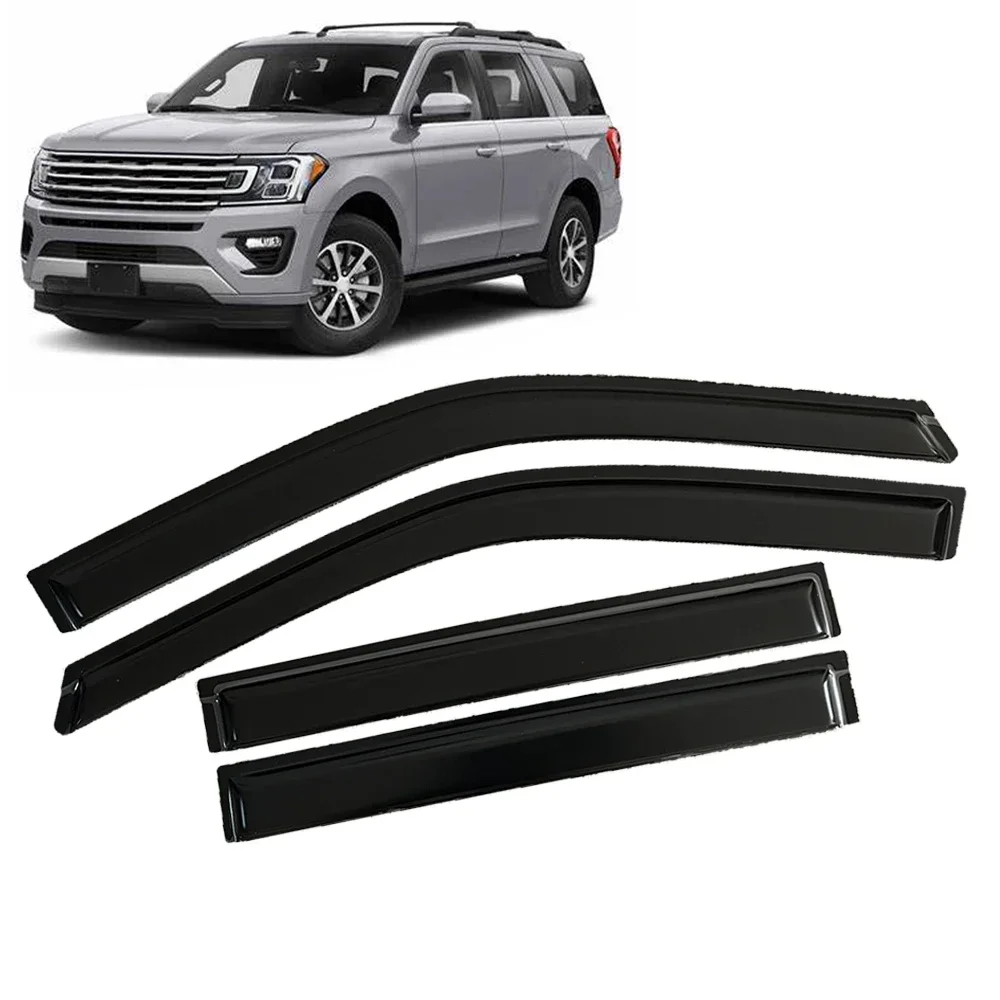 

Window Visor for FORD EXPEDITION 2018 2019 2020 2021 2022 2023 2024 EXPEDITION MAX Door Visor Rain Guards Side Wind Deflectors