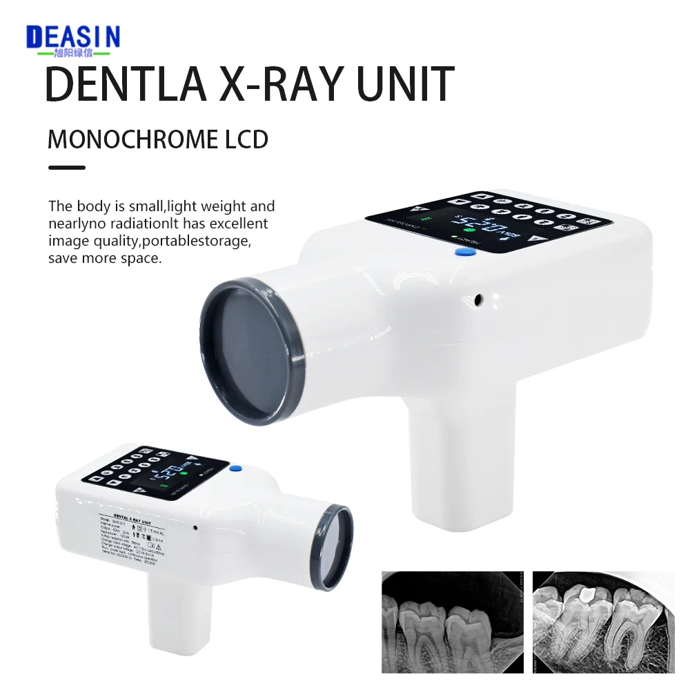 New Portable Dental X-ray Machine High Frequency X Ray Unit Compatible With Digital Sensor X-ray Film Lab Equipment Dentistry