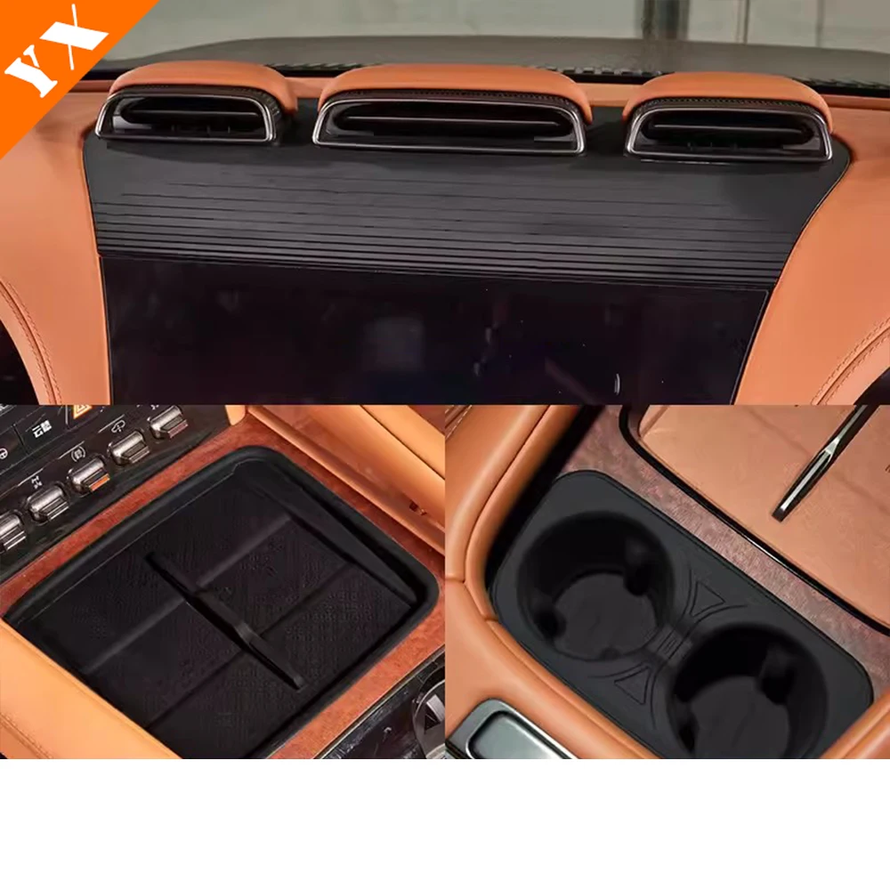 For BYD U8 YangWang U8 Accessories Car Wireless Charging Silicone Pad Central Control Storage Box Pad Anti Slip Protection Pad